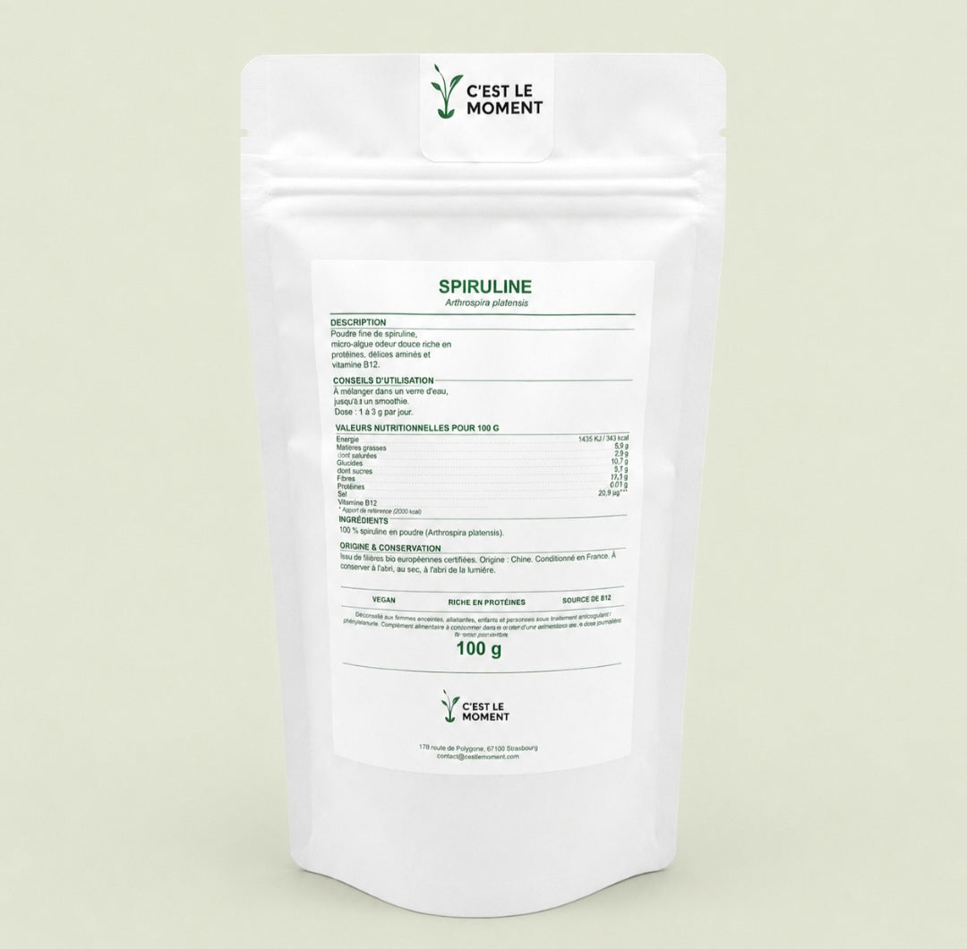 Spiruline en poudre